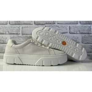 Timberland Laurel Court Low TB0A61FGEM2 Sneaker sz 9.5 Women White Platform